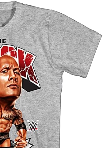 WWE Mens The Rock חולצה - The Brahma Bull Superstar TEE