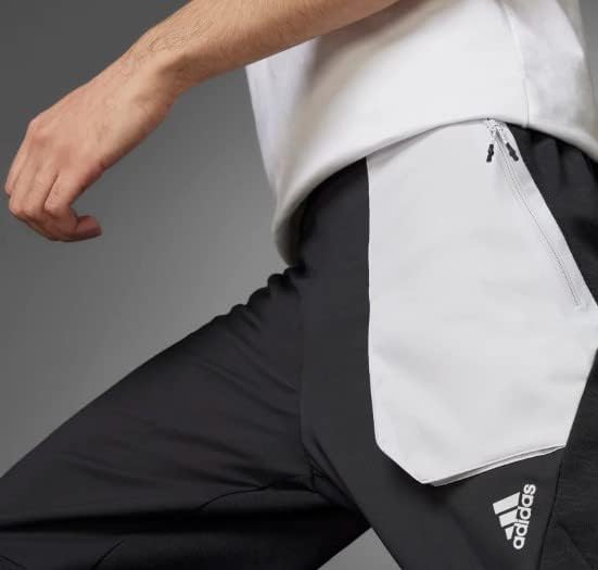 בגדי ספורט לגברים של אדידס המיועדים למכנסי פרימיום של ג ' יימדיי בגודל שחור / לבן