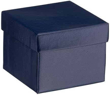 קופסת עגיל בסגנון T כחול חיל הים, אריזה 2, זמש יוקרה עשיר, מארז עגיל יהלום אלגנטי, עם פנים קטיפה שחורה,