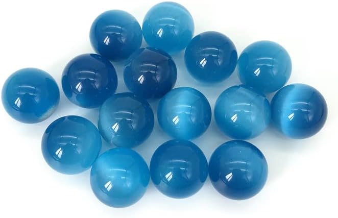 Ertiujg husong306 1/2 pcs יפים שמיים כחולים כחולים עין אבן כדור כחול כדורים כדורים כדורים גבינה אבני