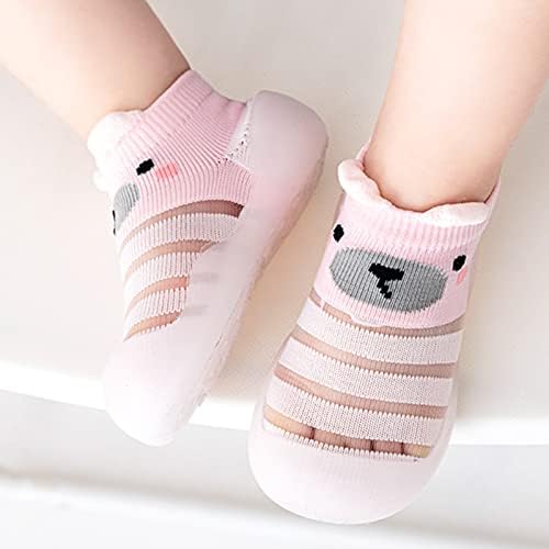 בנים תינוקות בנות הדפסים בעלי חיים מדפסים גרביים מצוירים נעליים פעוט