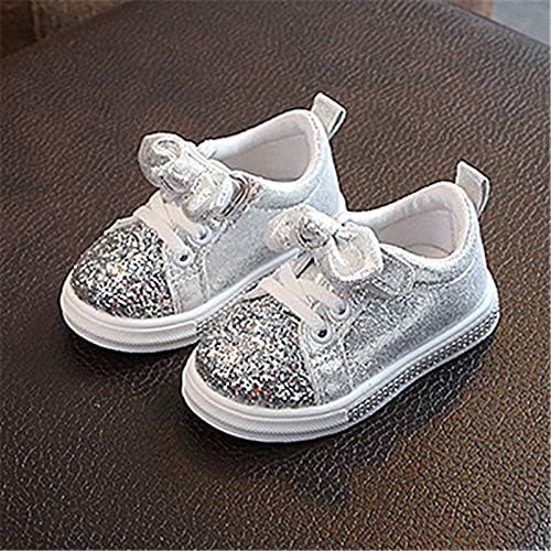 נעלי ספורט של קריסטל ספורט פייטים מנהלים בנים BOWKNOT בנות תינוקות בלינג נעליים נעליים תינוקות תלושות