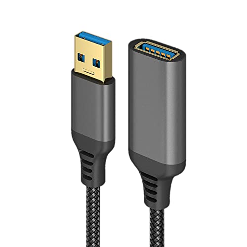 Tianle USB 3.0 כבל הרחבה 3.3ft/1M, USB 3.0 זכר למאריך USB נשי עופרת 5 ג'יגה -ביט לשנייה מהירות גבוהה
