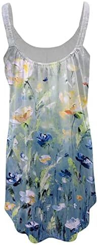 שמלות קיץ לנשים של ג'יאלו חוף חוף בוהו פרחוני מודפס שולי זורם שמלת נופש זורמת זורמת חמוד