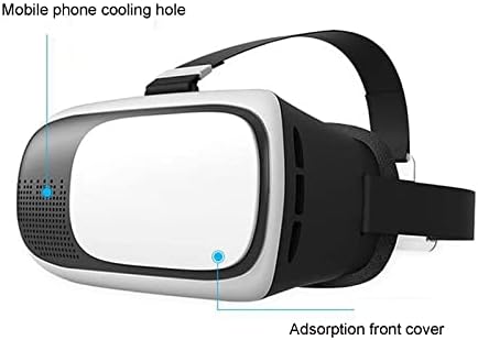 משקפי VR - אוזניות מציאות מדומה תלת -ממדית לטלפון iOS ו- Android, PC, VR משקפיים חכמים, ידית משחק סט