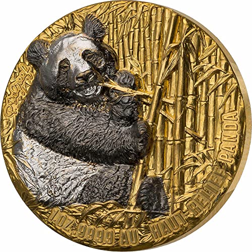 2023 De Edition Signature d’Or Powercoin Panda Edition חתימה D או 1 OZ COIN GOLD 100 פרנק חוף השנהב