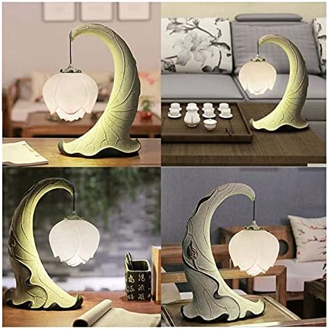 אטאי קריאה מנורת שולחן מנורות שולחן מנורות שולחן פנורות לוטוס רטרו פנסי שולחן, מנורת שולחן מיטה לחדר