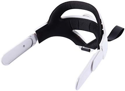 Solustre 1pc מחזיק לחץ סרטון ראש VR החלפת כרית רצועה פלסטיק שמור על ראש תואם משופר לאיזון נוח מתכוונן