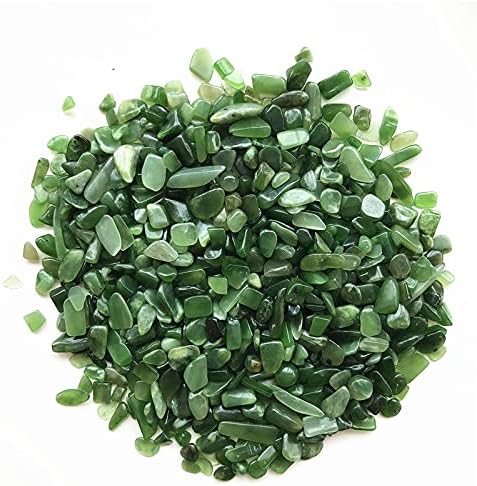 Laaalid XN216 50G 5-7 ממ ירוק טבעי ג'ספר ירקן אבן מלוטש רייקי צ'אקרה ריפוי גבישים אבנים טבעיות ומינרלים
