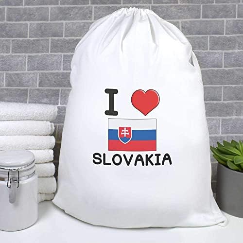 אזידה' אני אוהב סלובקיה ' כביסה/כביסה / אחסון תיק