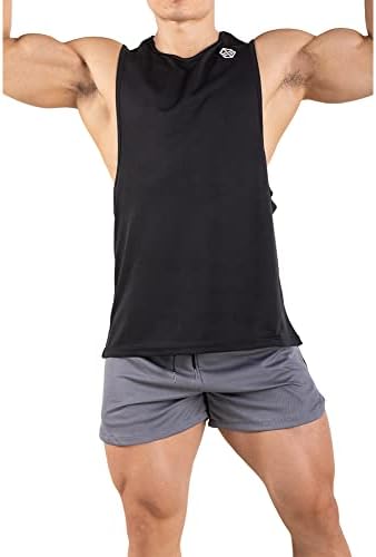 גרלובל 3 חבילות גופיות שרירים לגברים אימון ללא שרוולים פיתוח גוף פיתוח גוף