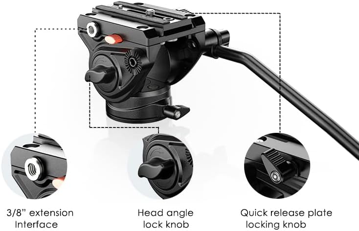 אלומיניום קוואד צינור מקצועי 72 אינץ 'חצובה עבור Canon PowerShot SX400 הוא