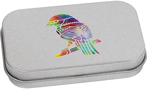 Azeeda 'ציפור צבעונית' צירים מתכת צירים פח / קופסת אחסון
