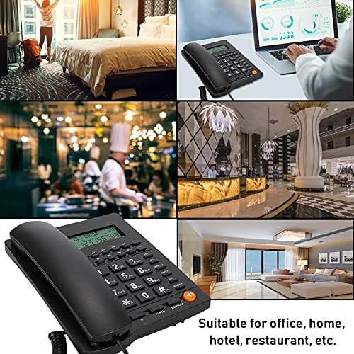 KXDFDC בית קווי טלפון טלפון זיהוי זיהוי זיהוי משרד ביתי מסעדת מלון בית חוט שחור טלפון טלפון טלפון טלפון