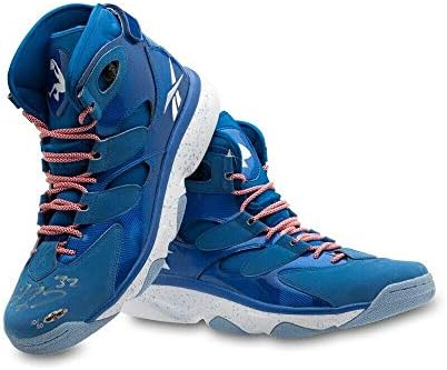 נעלי חתימה עם חתימה של שאקיל אוניל ריבוק שאק אטאק IV גודל כחול 16.5/10 UDA - נעלי ספורט NBA עם חתימה