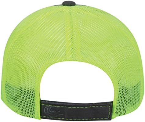 חיצוני כובע סטנדרטי בון-800 עצם דג פחם / ניאון צהוב, מידה אחת מתאים