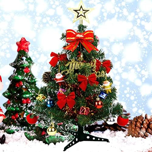 עץ Chrisrmas מודל מלאכותי עץ חג המולד מיני עם קישוטים