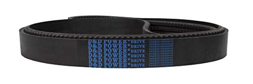 D&D Powerdrive 2/5VX600 חגורת V עם חגורה משובצת, גומי