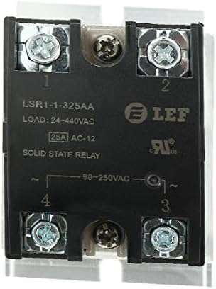 חדש LON0167 LSR1-1-325AA 25A הופיע AC AC ל- AC יעילות אמינה 90-250VAC ל- 24-440AC SSR תרכובת תרמית ממסר