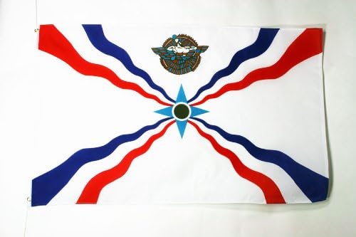 דגל AZ Flag Flag 3 'x 5' - דגלים אשוריים 90 x 150 סמ - באנר 3x5 ft