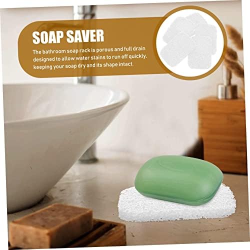 Hanabass 6 יחידות כרית סבון כיור כיור מחזיק כיור כיור מגש מחזיק כיור כיור עצמי מחזיק סבון מהיר סבון
