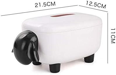 Llly פשוט קופסת רקמות כבשים חמודה עם קופסת מגבת נייר לקופסת מפיות ביתית לקופסאות מטבח ביתיות אביזרים