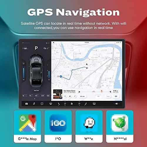 Wostoke 13.1 אנדרואיד רדיו Carplay & Android Auto Autoradio CAR ניווט סטריאו נגן מולטימדיה GPS מסך מגע