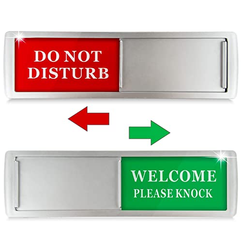 אל תפריע למתלה דלתות שלט - פגישה בתהליך שלט דלת סוך ירוק ואדום אידיאלי לטיפול, שינה, מושב בתהליך, טיפול