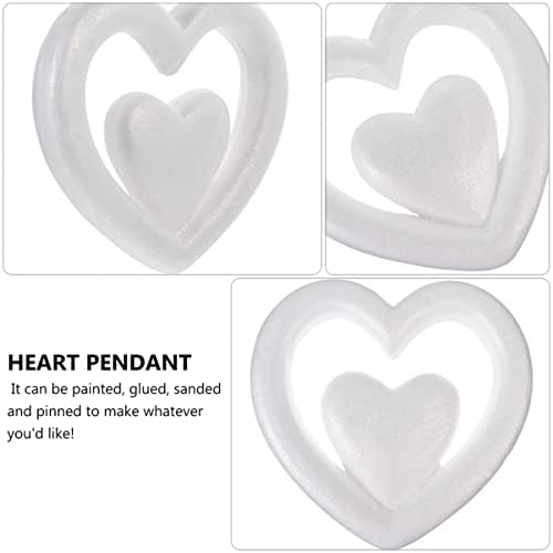Abaodam Plystyrene טבעת קצף קצף בצורת לב צורת לב צורה לב