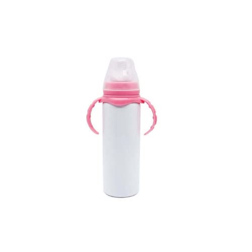פנדה 8oz/240 מל בקבוק תינוק נירוסטה משקל קל פלסטיק בחינם BPA רחיץ קל בחינם