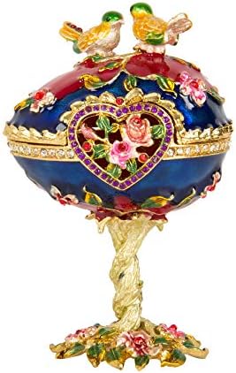 QIFU צבוע ביד אמייל סגנון ביצה סגנון דקורטיבי תכשיטים תכשיטים תכשיטים מתנה ייחודית לעיצוב הבית
