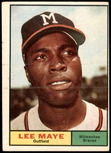 1961 Topps 84 Lee Maye Milwaukee Braves VG Braves