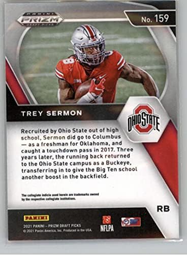 2021 PANINI PRIZM TRIFT בוחרים 159 TREY SERMOE OHIO STATE BUCKEYES NFL כרטיס כדורגל NM-MT