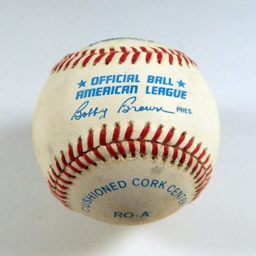 ברט בון החתום על רולינגס ליגה אמריקאית בייסבול אוטומטית DP03739 - כדורי בייסבול חתימה
