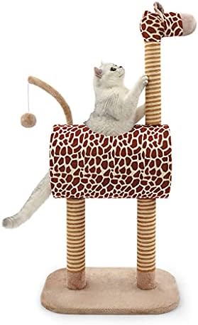 ג ' ירפה חתולי גרוד צעצועי חבל סיסל חבל לחיות מחמד קפיצות צעצוע עץ חתולים טיפוס מסגרת עבור גורים לחיות