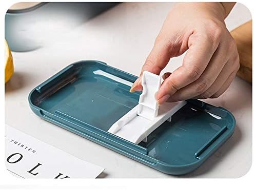 מחזיק טלפון נייד יצירתי קופסא ארוחת צהריים מפלסטיק שכבה כפולה, קופסא ארוחת צהריים ניידת בעלת קיבולת