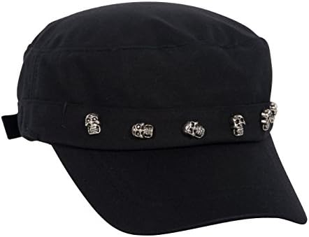 הכבידה אשכולות גולגולת סיכות שחור צוער כובע