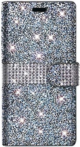 אברה בלינג ריינסטון ארנק מקרה לסמסונג גלקסי 20 גלקסי 30 גליטר סטנד ניצוץ קריסטל יהלומים להעיף כרטיס