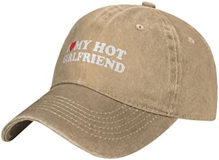 לב אני אוהב את החברה החמה שלי בייסבול כובע כובע כובעי שמש כובע לנשים כובע קאובוי אבא כובע משאית כובע
