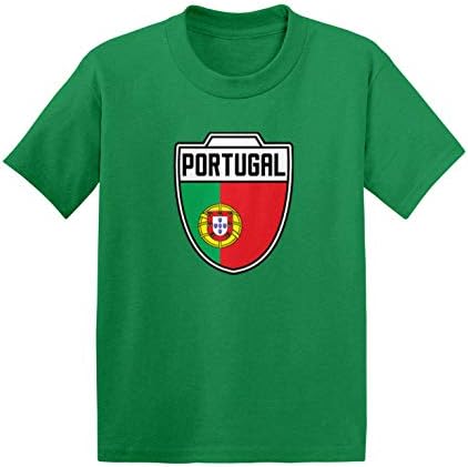 פורטוגל - כדורגל כדורגל קרסט תינוק/פעוטות כותנה ג'רזי חולצת טריקו