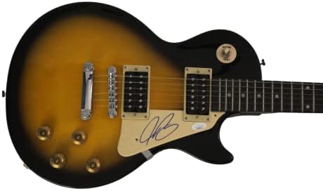 ג 'ו בונמאסה חתם על חתימה בגודל מלא גיבסון אפיפון לס פול גיטרה חשמלית אני נדיר מאוד עם ג' יימס ספנס
