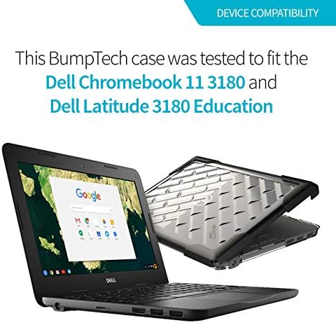 מארז מחשב נייד של גומדרופ בומפטק מתאים ל- Dell Chromebook/Latitude 11 3180 מיועד לתלמידי K-12, מורים