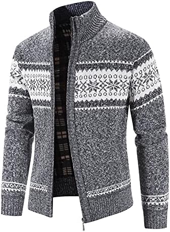 XZHDD Mens Cardigan, סוודרים קרדיגן לגברים מזדמנים של גברים דקיקים מלאים רזים מלאים עבה סרדיגן סוודרים