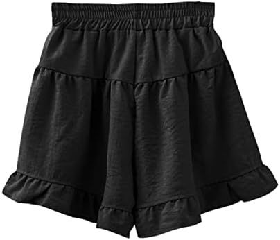 קלוסילובר בנות מקרית אלסטי שקית נייר מכנסיים קצרים קיץ לפרוע גבוהה מותן מכנסיים קצרים מכנסיים עבור 5-14