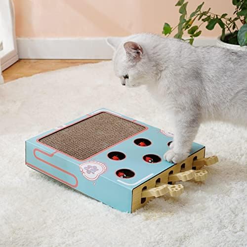 חדש לחיות מחמד מוצק עץ אוגר צעצוע חתול צעצוע גלי נייר חתול לתפוס לוח חתול וכלב אספקת חתול צעצוע