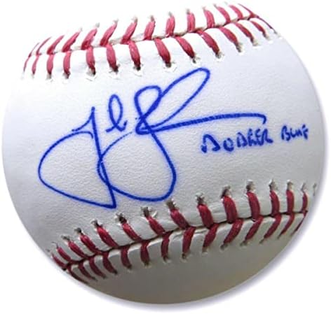 ג'וש לינדבלום חתום על חתימה על חתימה בייסבול דודג'רס דודג'ר כחול עם COA - כדורי בייסבול עם חתימה