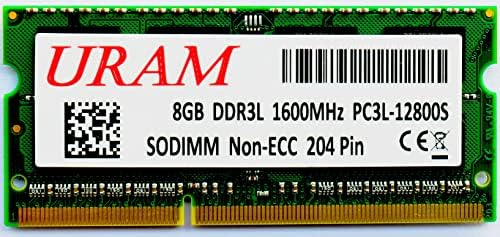 Uram 8GB DDR3L SDRAM PC3L-12800 1.35V SODIMM SAMSUNG IC RAM