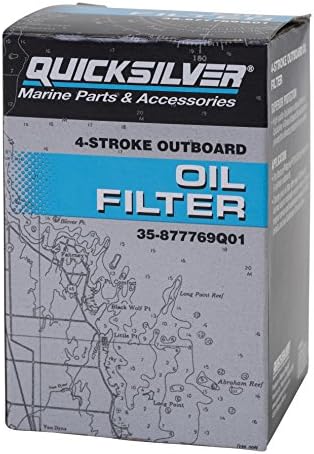 Quicksilver 877769Q01 מסנן שמן עבור מרקורי ורדו שישה צילינדרים בחוץ