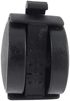 X-Deree ניילון שחור 2 גלגל תאום 5/16 x 5/8 גלגלים מסתובבים בלם גזע משורשט 3 יחידות (Nylon Negro 2 ''