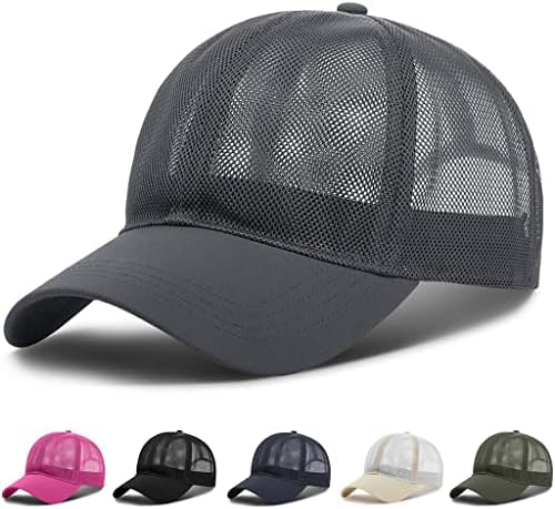כובעי בייסבול של רשת מלאה של קיץ לגברים נשים כובעי שמש מתכווננים כובעי קירור קירור כובעי ספורט חיצוניים